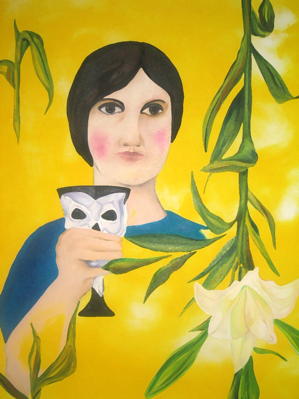 "Yiya de Murano "Painting by www.PicosPelegri.com South Beach Miami