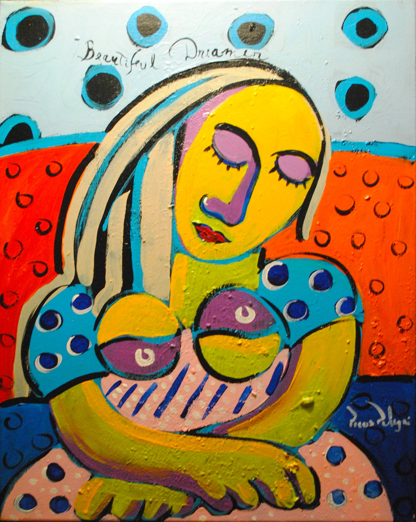 - Art by Picos Pelegri Beautiful Dreamer by www.PicosPelegri.com South Beach Miami