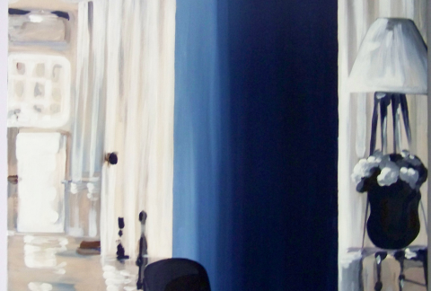 THE DELANO HOTEL LOBBY. PAINTED BY www.PicosPelegri.com South Beach Miami