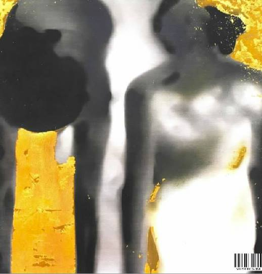 - Art by Picos Pelegri Gold Backing of a abstract painting by www.PicosPelegri.com South Beach Miami