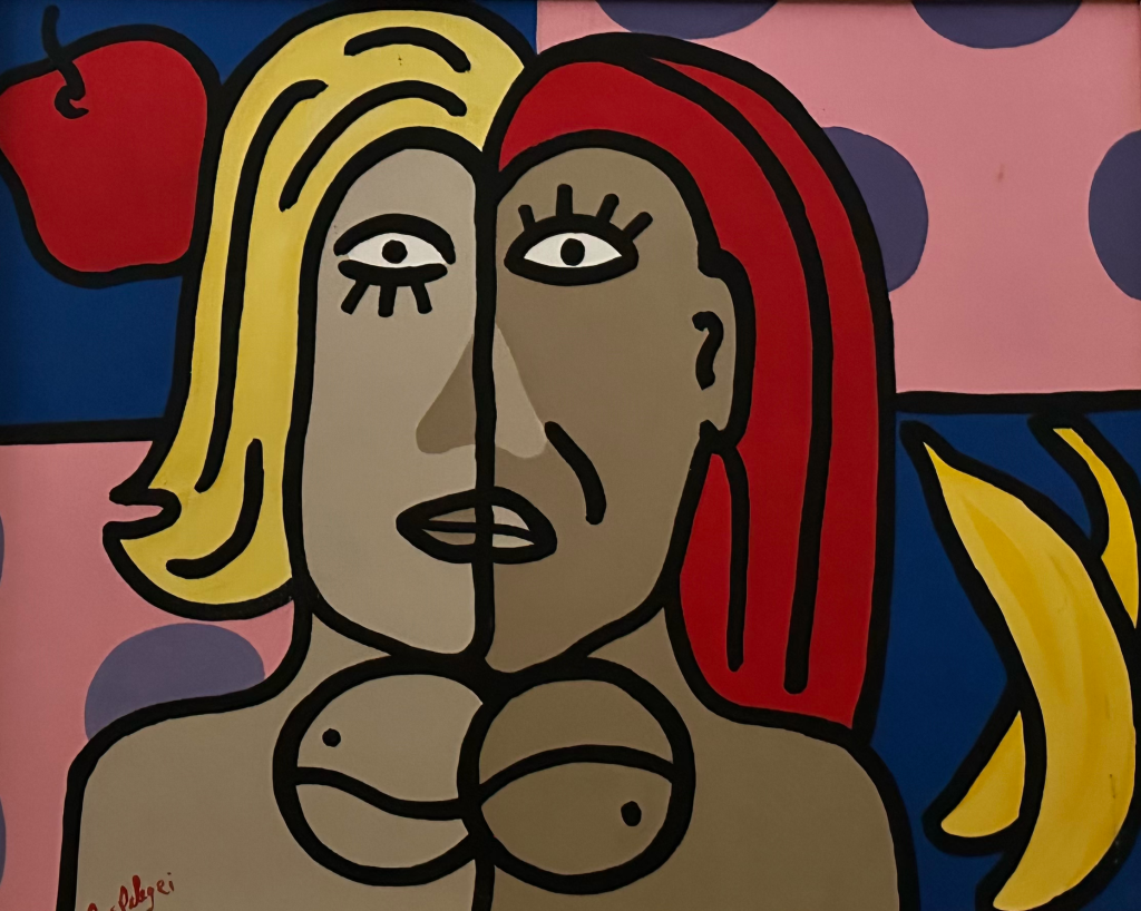 - Art by Picos Pelegri North Hampton Girls. Pop painting by www.PicosPelegri.com