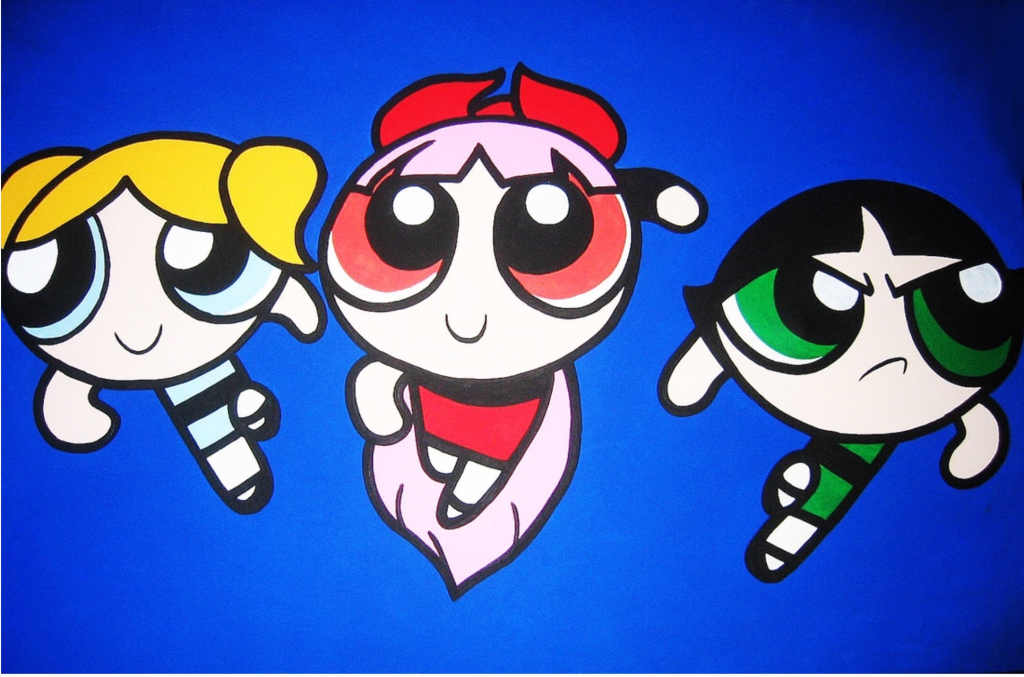 The Powder Puffters.  Painted by www.PicosPelegri.com  South Beach Miami 