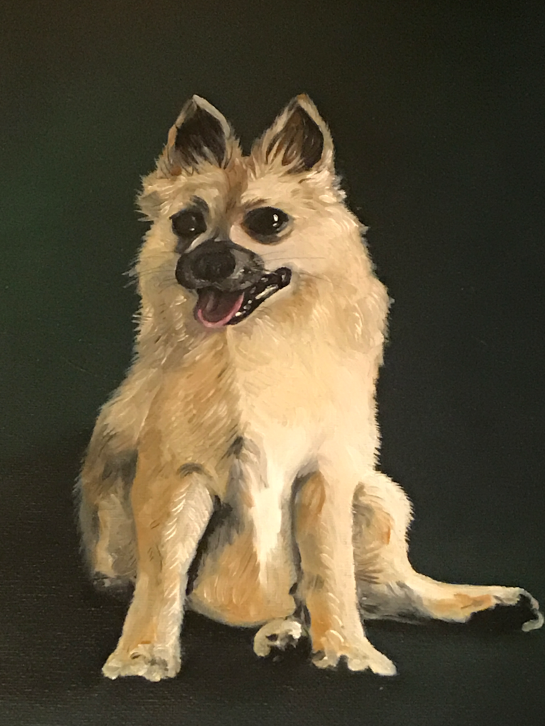 - Art by Picos Pelegri "Taz" Painting of a little doggie by www.PicosPelegri.com South Beach Miami"Taz" Painting of a little doggie by www.PicosPelegri.com South Beach Miami