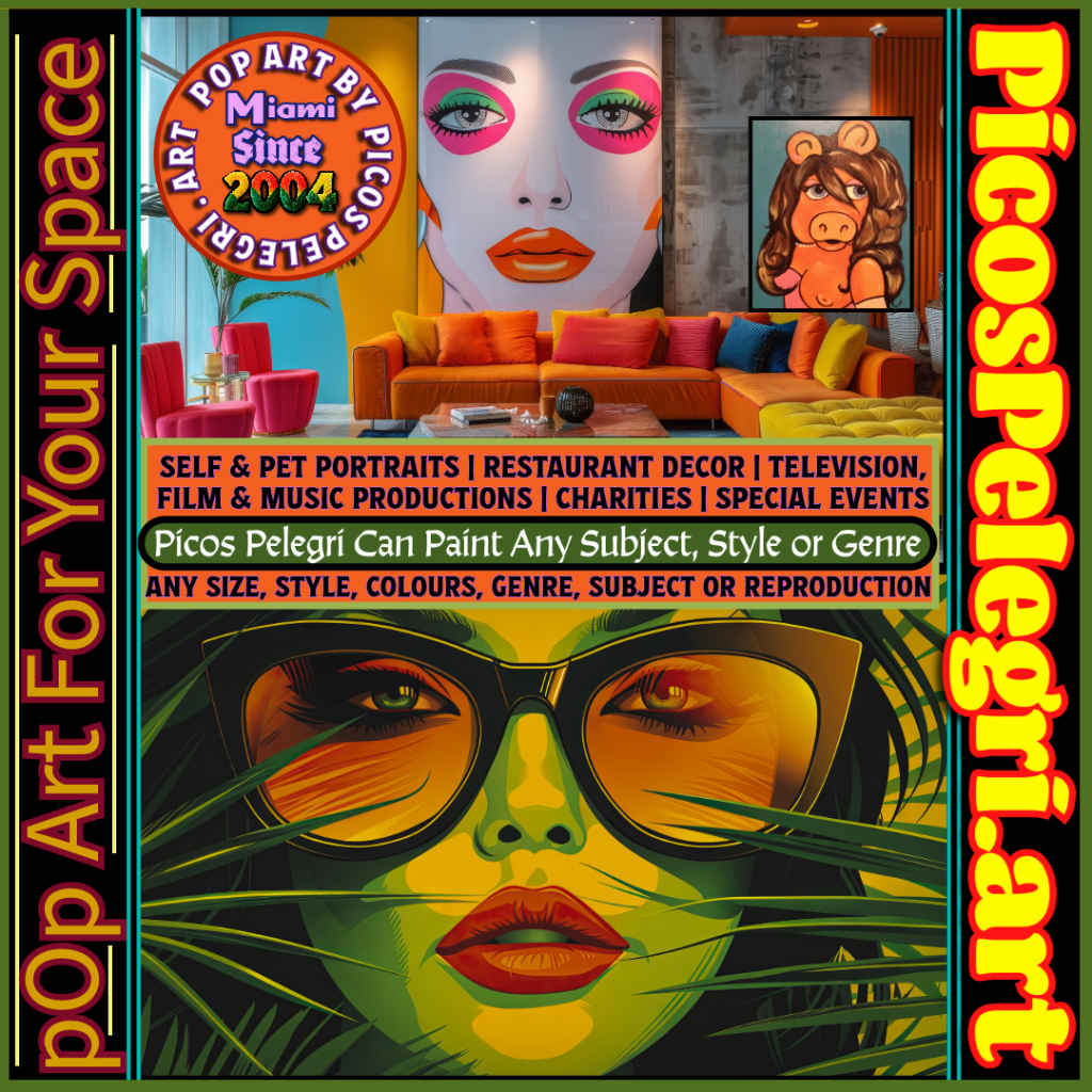Pop Art for your space - Art by Picos Pelegri