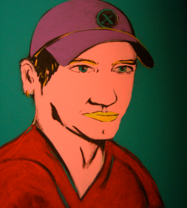 PAINTING OF SIR STEWART BY www.PicosPelegri.COM South Beach Miami