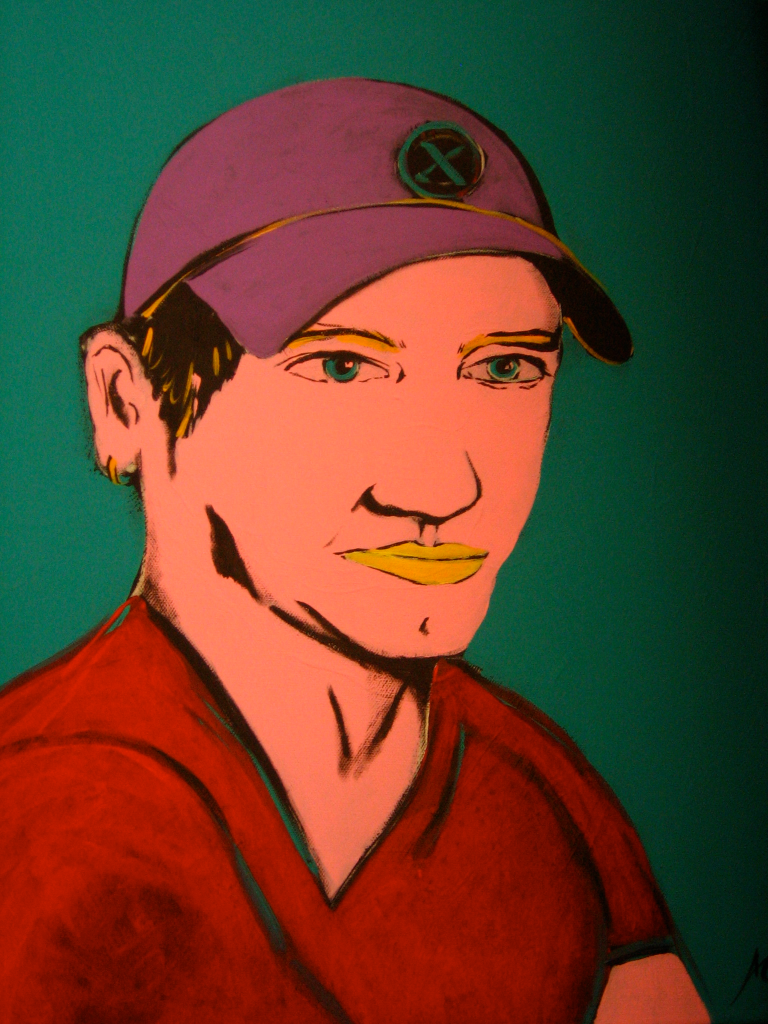 - Art by Picos Pelegri PAINTING OF SIR STEWART BY www.PicosPelegri.COM South Beach Miami