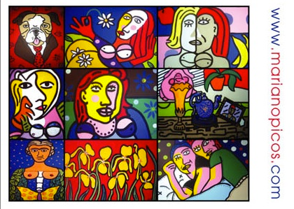 old pop art - Art by Picos Pelegri