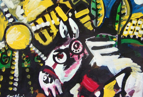 Piccoso like painting by www.PicosPelegri.com South Beach Miami