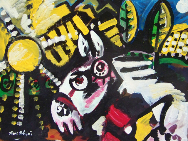 Piccoso like painting by www.PicosPelegri.com South Beach Miami