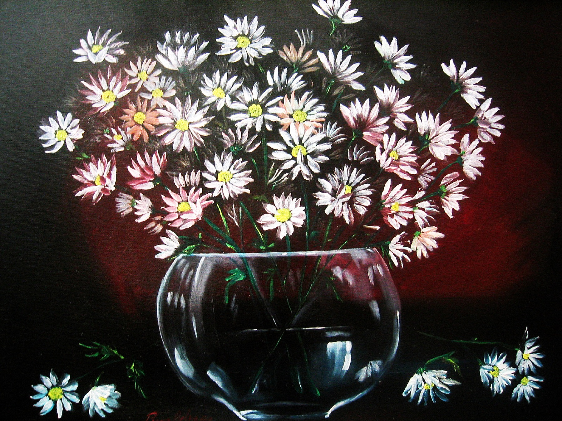 Daisies — artwork by Mariano Picos Pelegri
