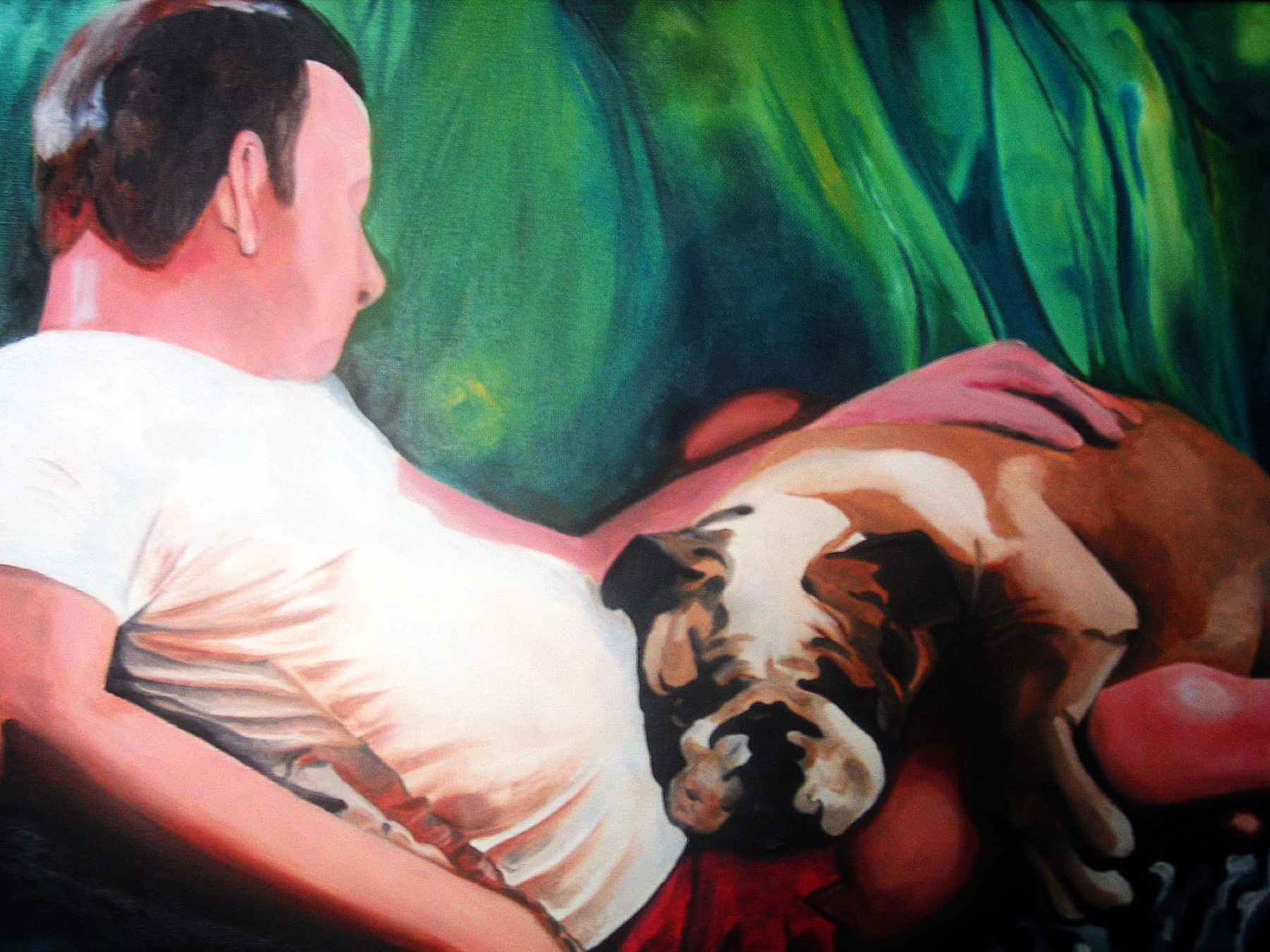 Stewart & Max Napping — artwork by Mariano Picos Pelegri