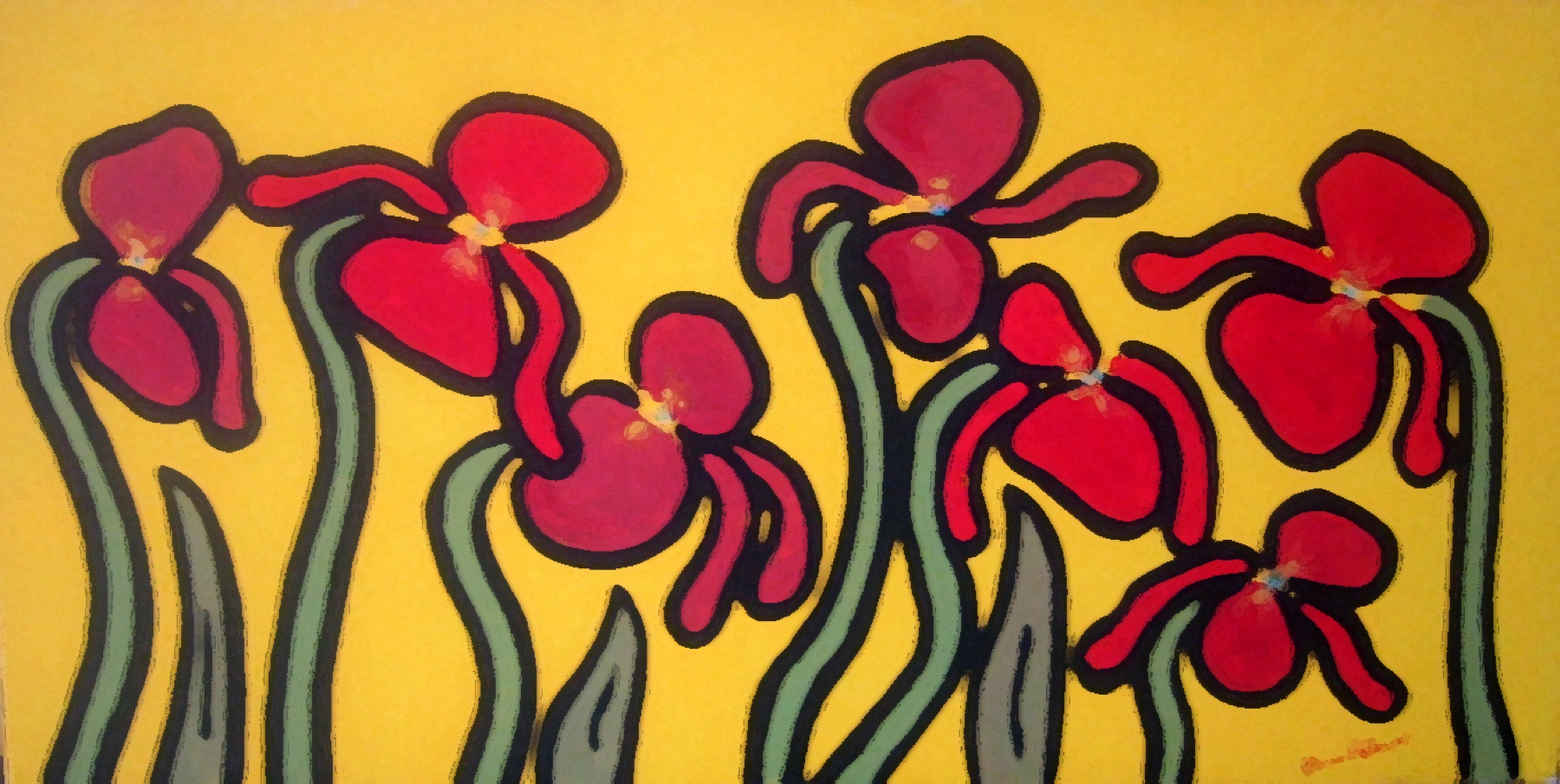 Flor en Amarillo — artwork by Mariano Picos Pelegri