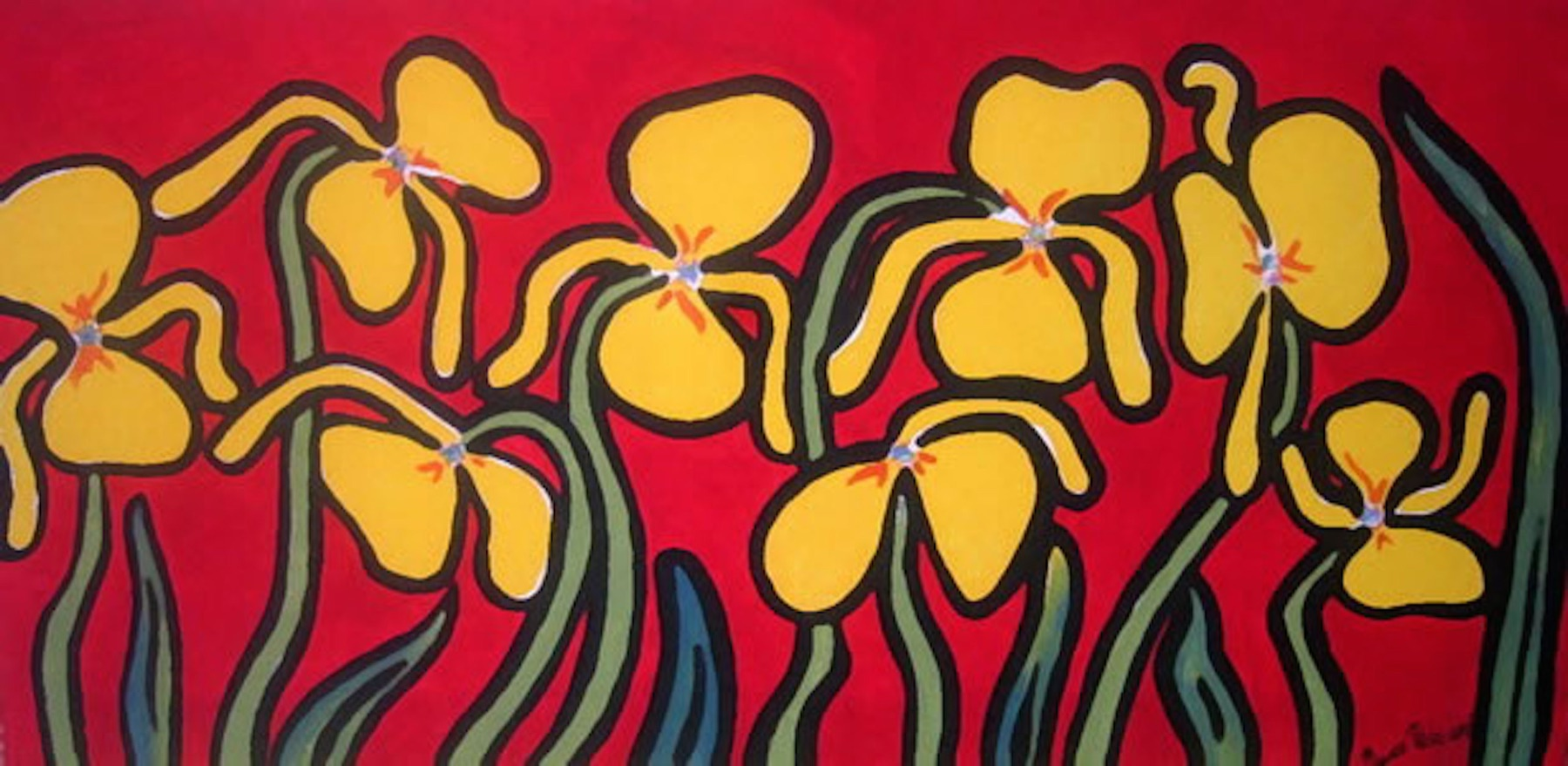 Flor en Rojo — artwork by Mariano Picos Pelegri