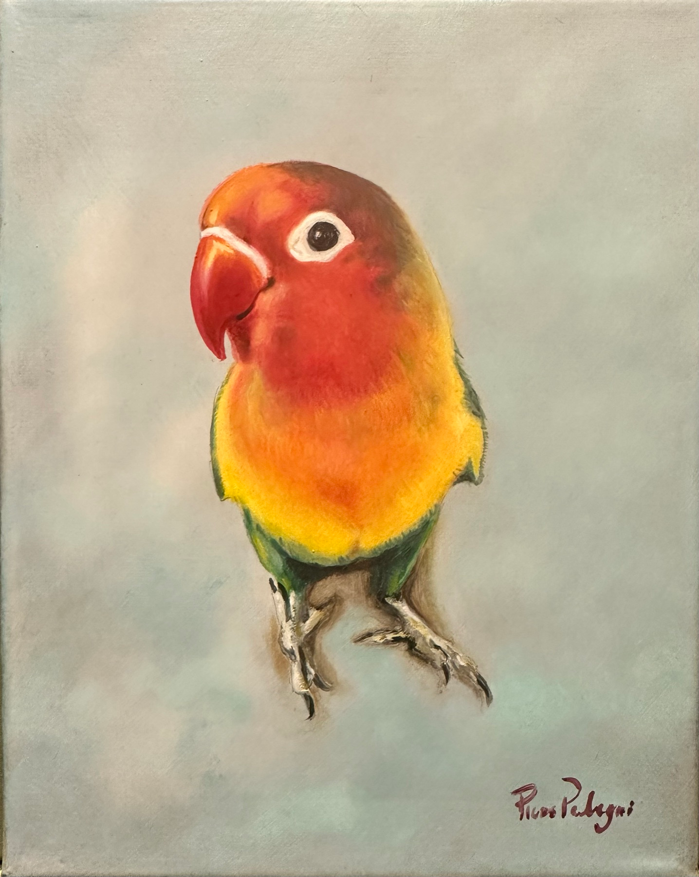 Lovebird — artwork by Mariano Picos Pelegri