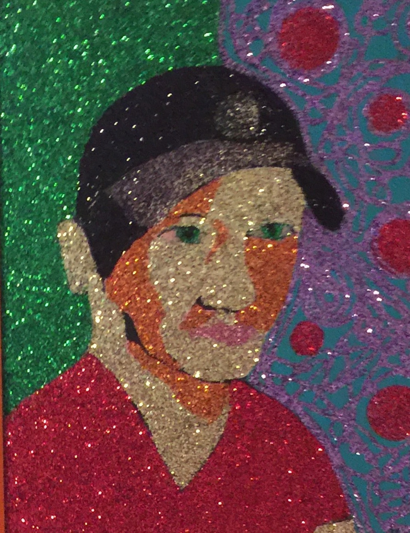 Portrait in Green — artwork by Mariano Picos Pelegri