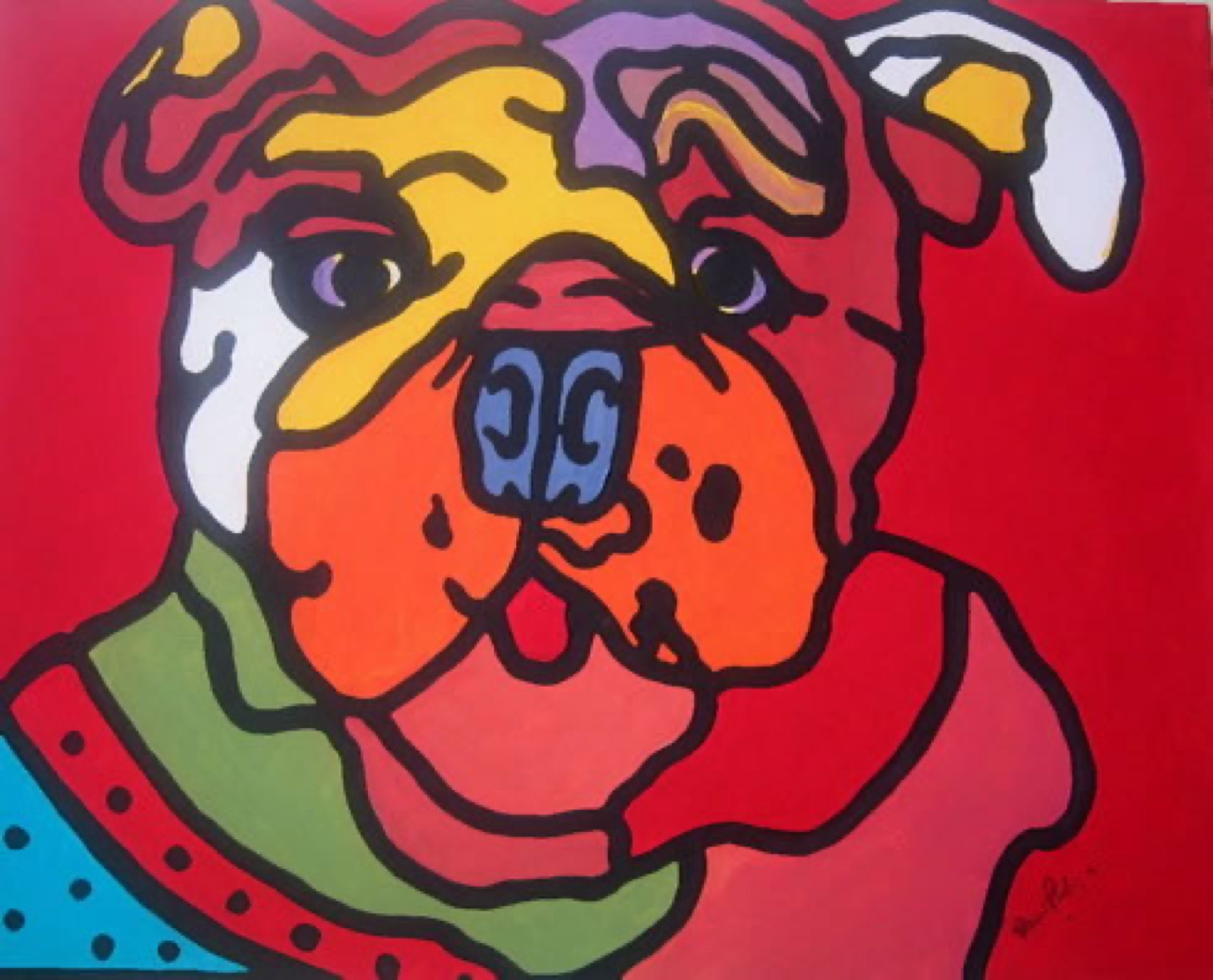 Maximilian Red Pop Art — artwork by Mariano Picos Pelegri