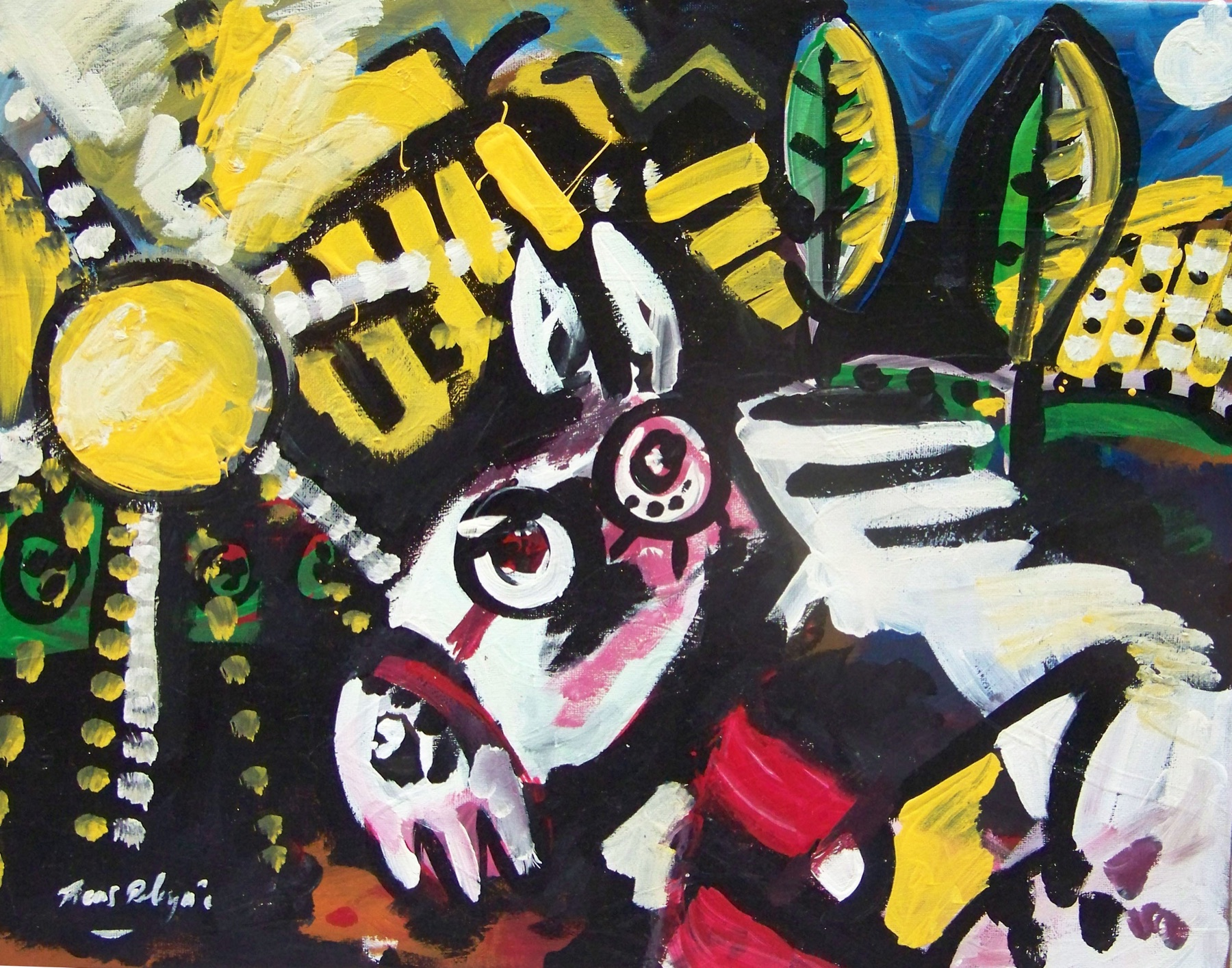 Picasso Peek — artwork by Mariano Picos Pelegri