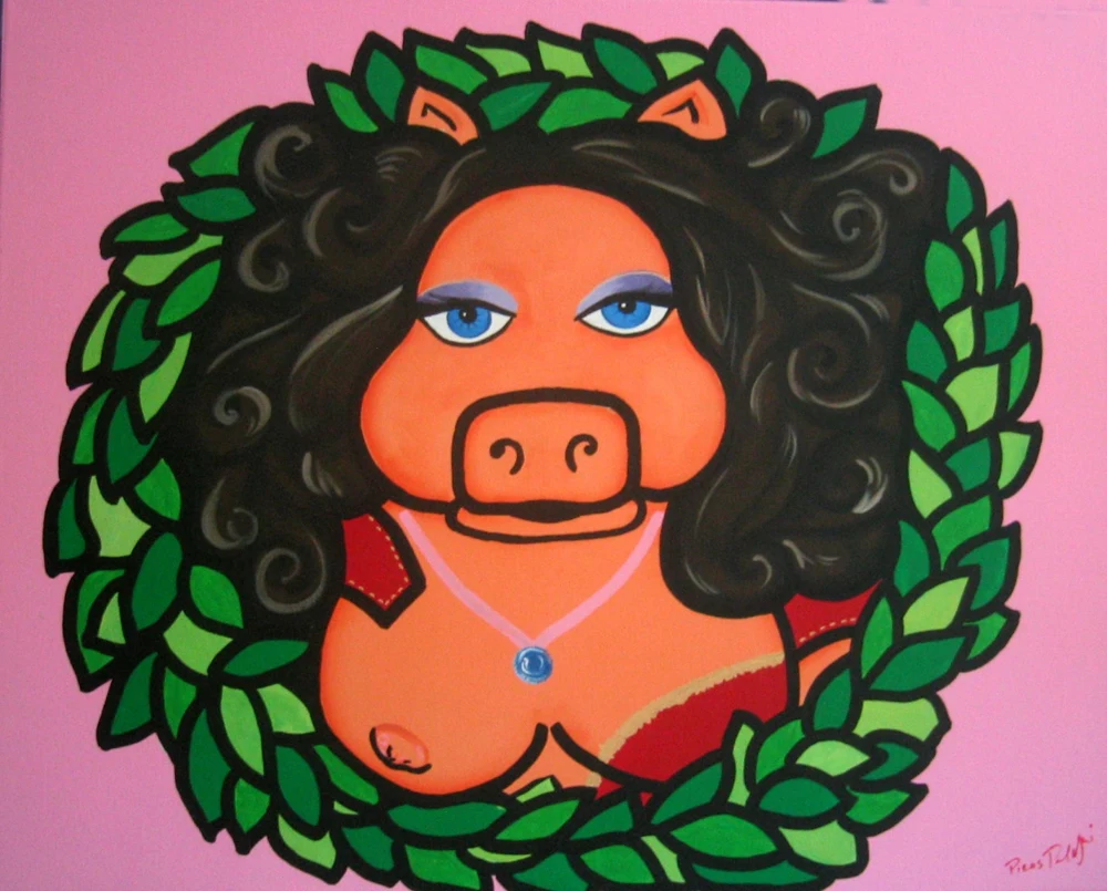 SoBe Sow — Christmas SoBe Sow — artwork by Mariano Picos Pelegri