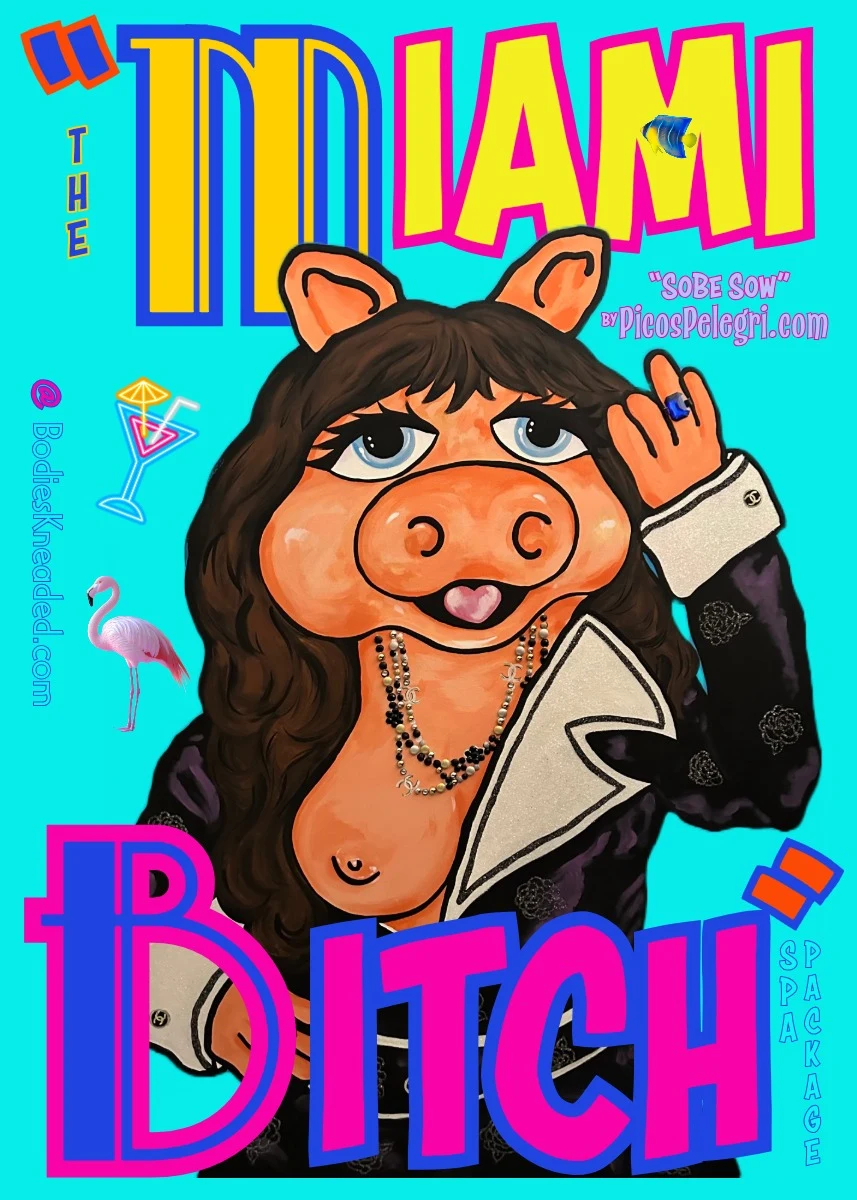 SoBe Sow — Miami Bitch — artwork by Mariano Picos Pelegri