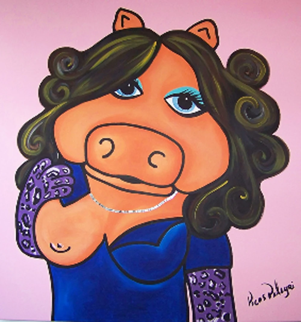 SoBe Sow — Pink Piglet — artwork by Mariano Picos Pelegri