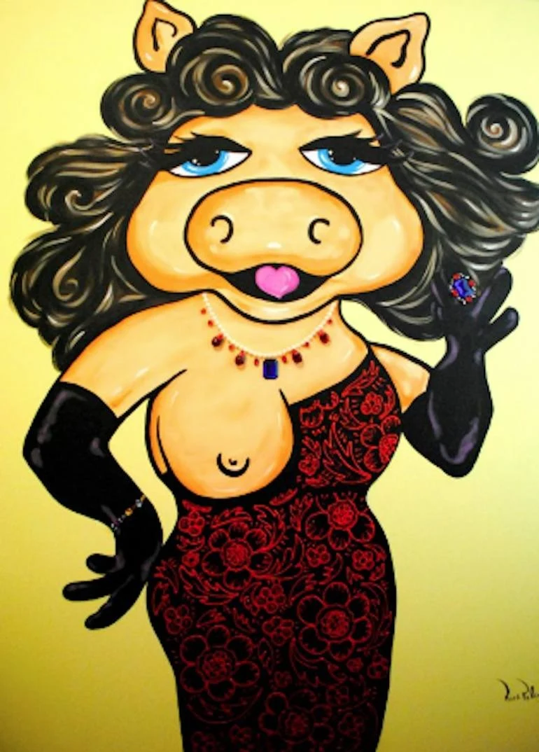 SoBe Sow — Yellow Glamour — artwork by Mariano Picos Pelegri